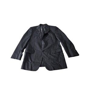 Loro Piana Rain System Men's Blazer 44L Gray Wool Italy Fabric, Traveler